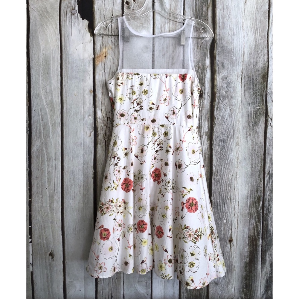 BB Dakota Floral Mesh Detail Dress - Picture 2 of 5